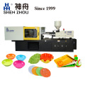 Disposable take away plastic food container making injection moulding machine
